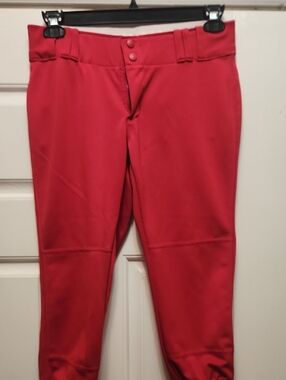 Red Softball Pants